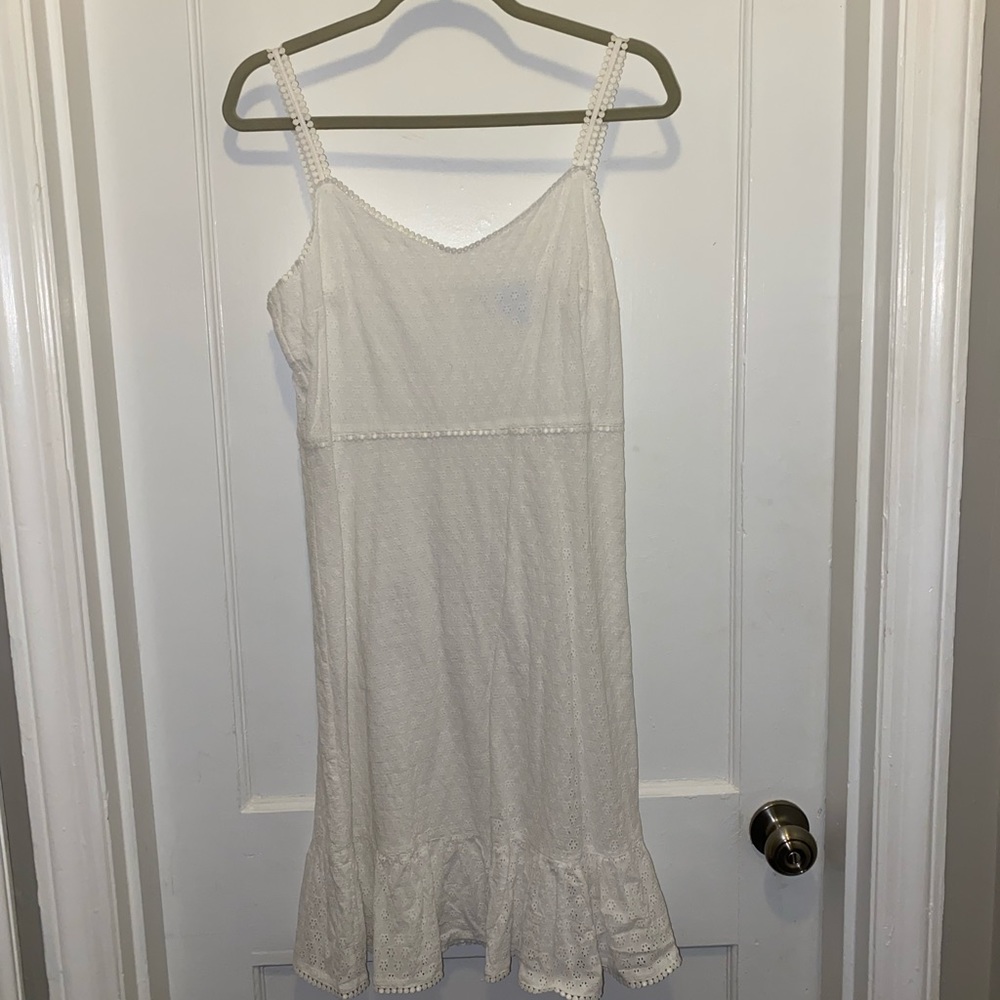 Draper James white dress size 8. Worn once